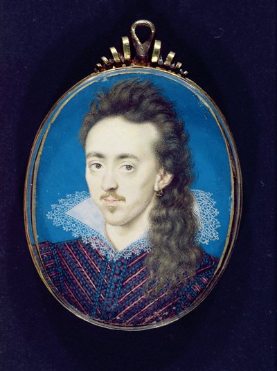 Dudley North (1581-1617) 3rd Baron North, 1608-10 by Isaac Oliver